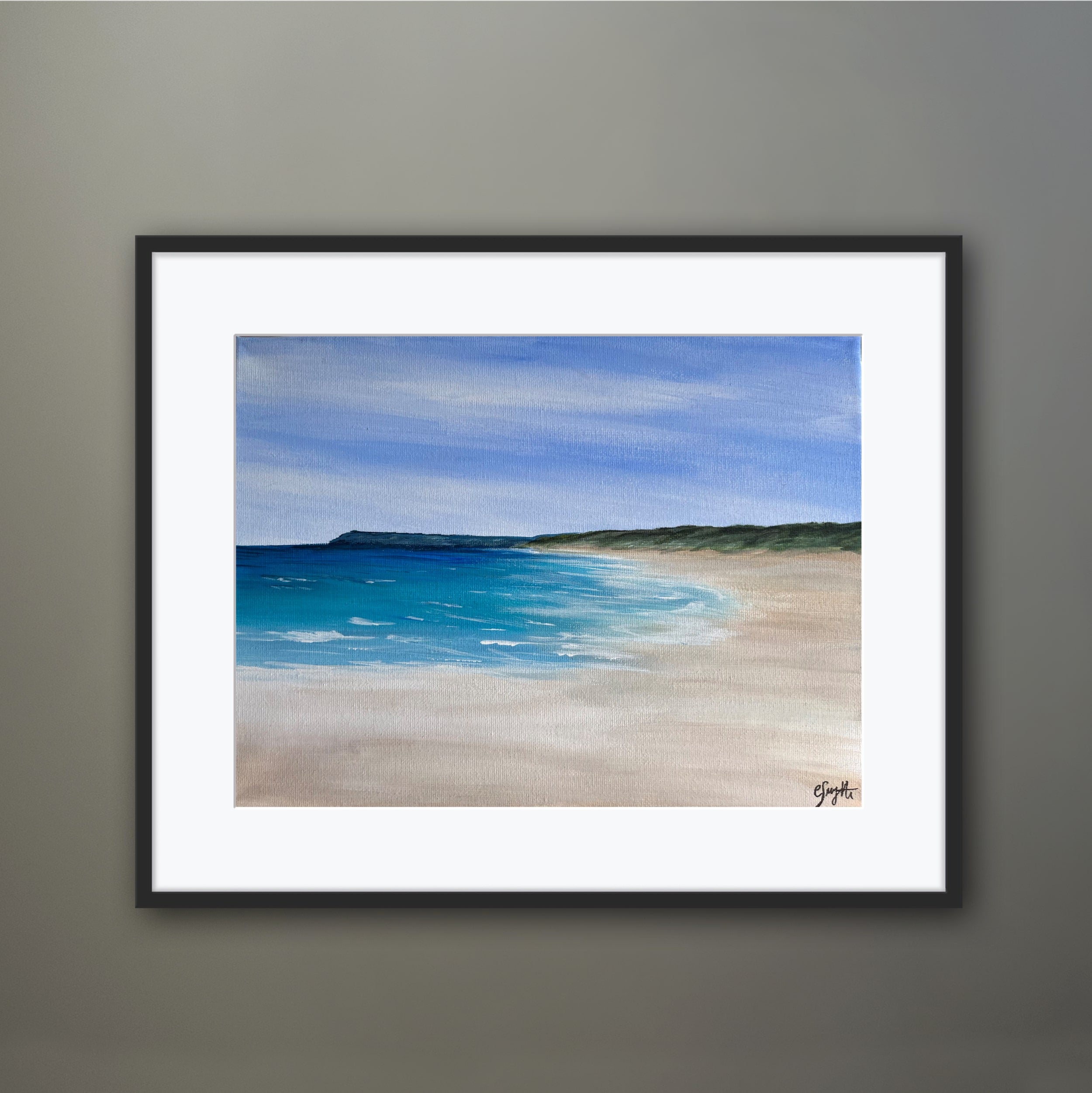 East Strand Beach, Portrush Original Painting