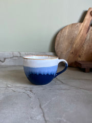 Blue Reactive Glaze Mug