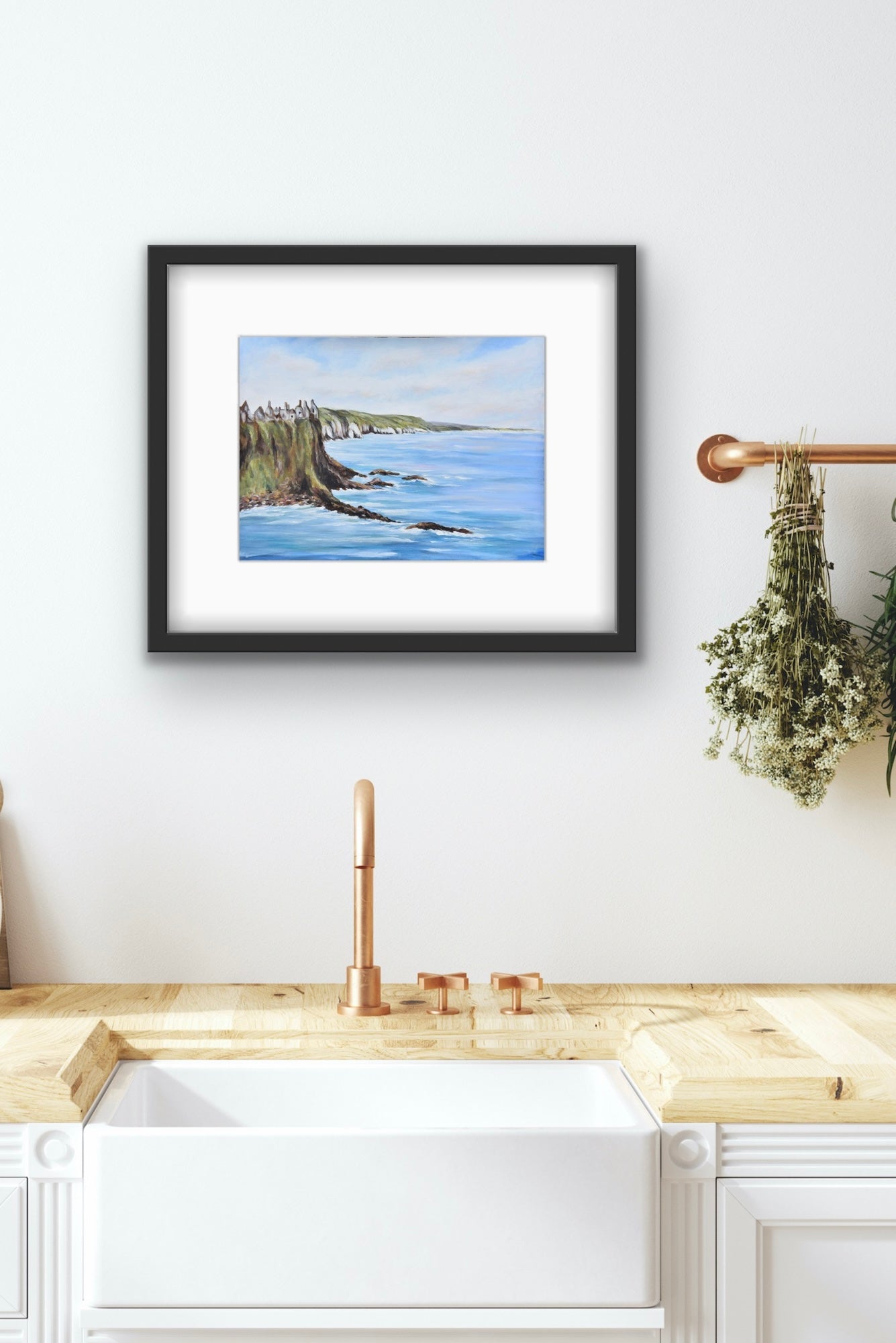 Dunluce Castle Landscape Print