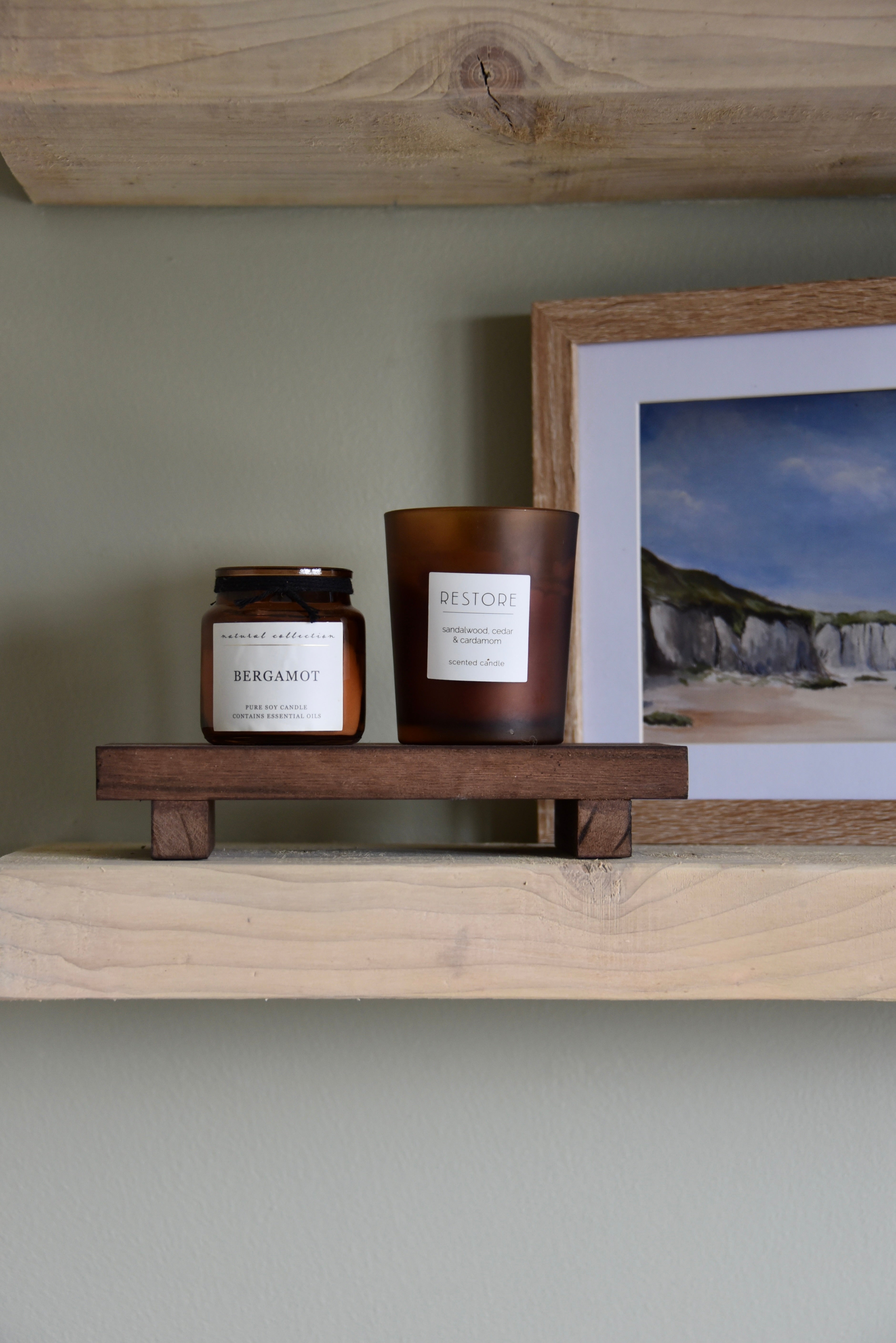 Walnut Wooden Shelf