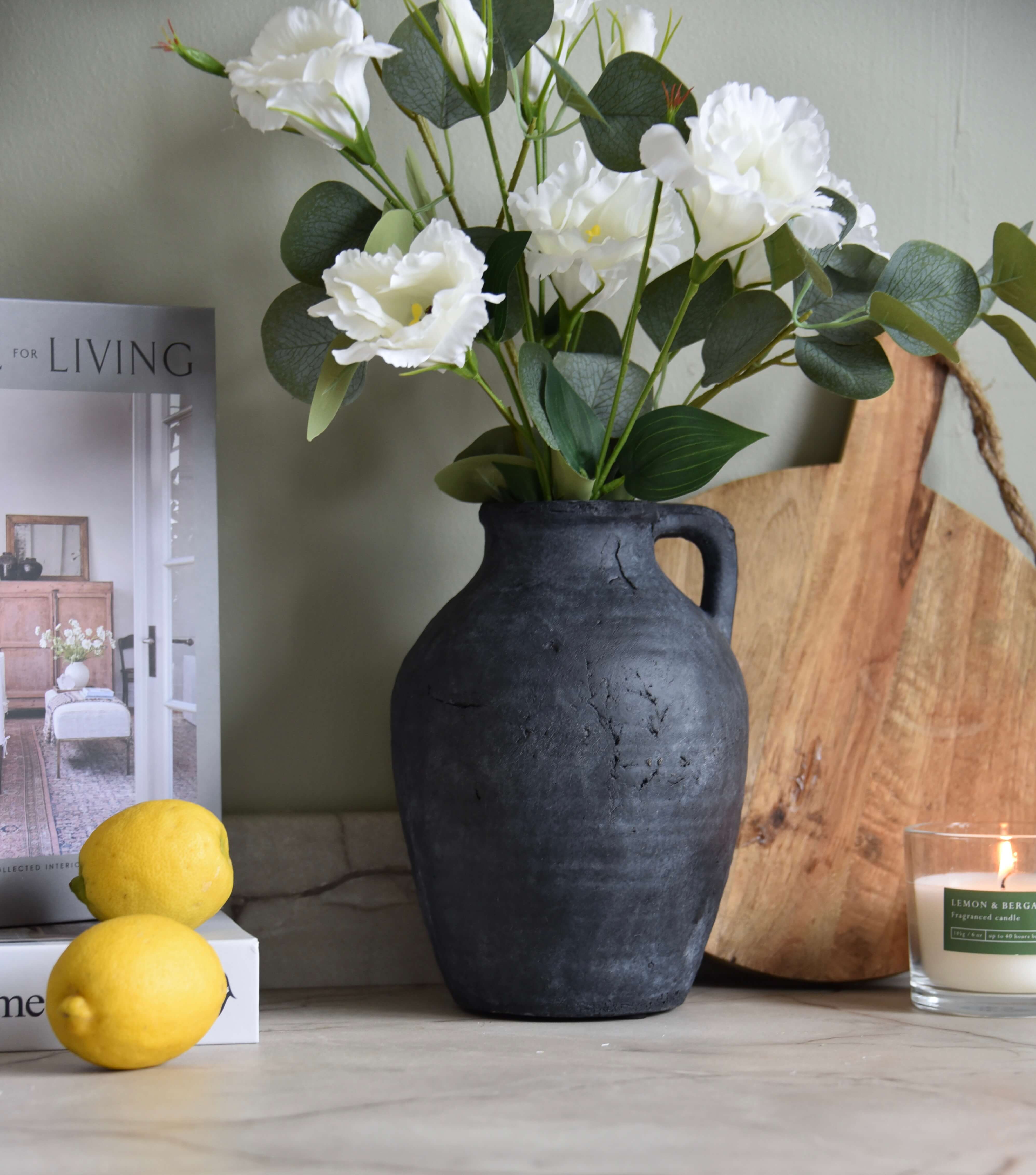 Charcoal Stonehaven Vase