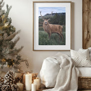 Regal Stag in the Mountains