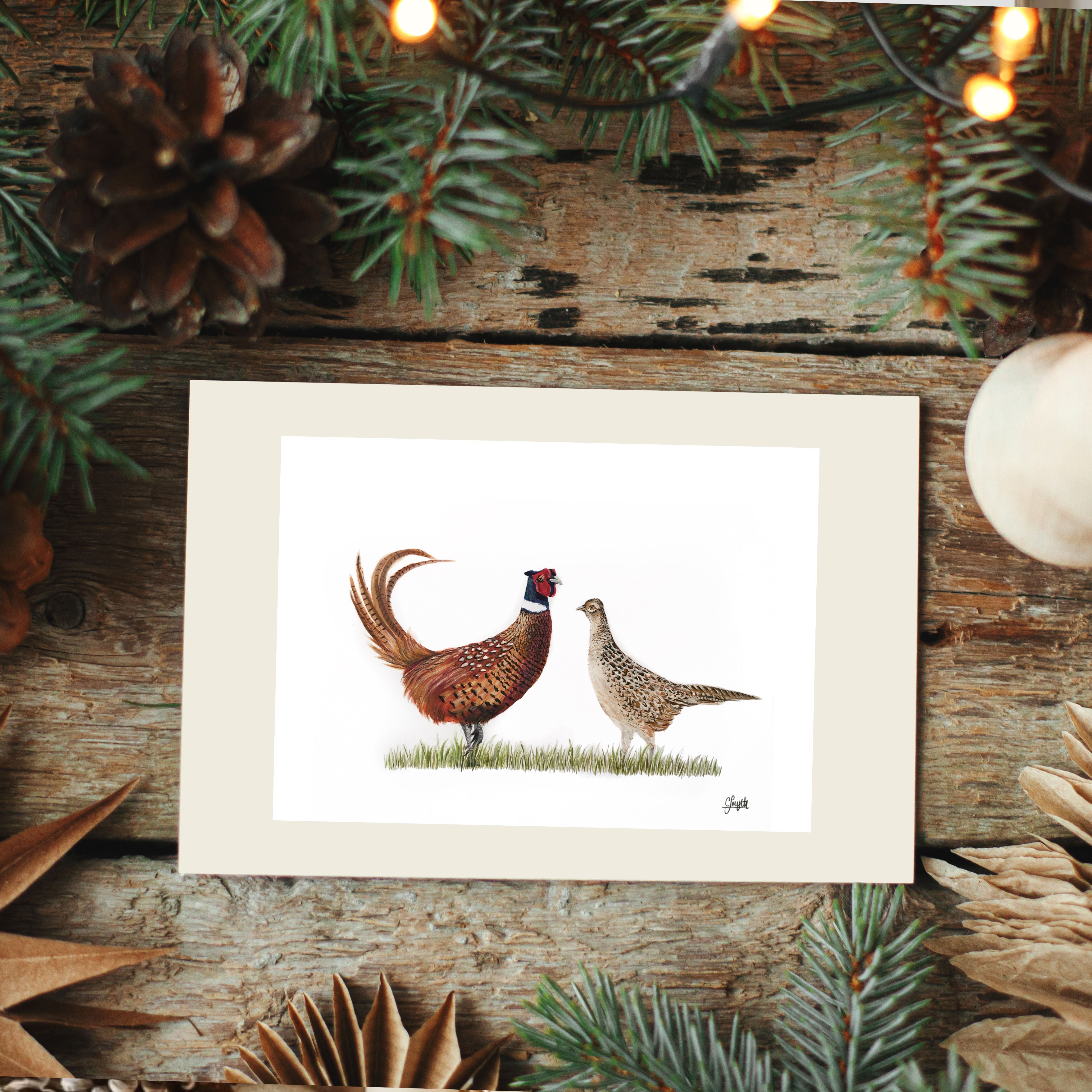 'Jolly Brace' Pheasant Print