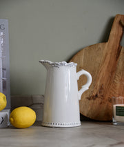 Maison White Ceramic Jug