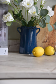 Navy Scandi Vase