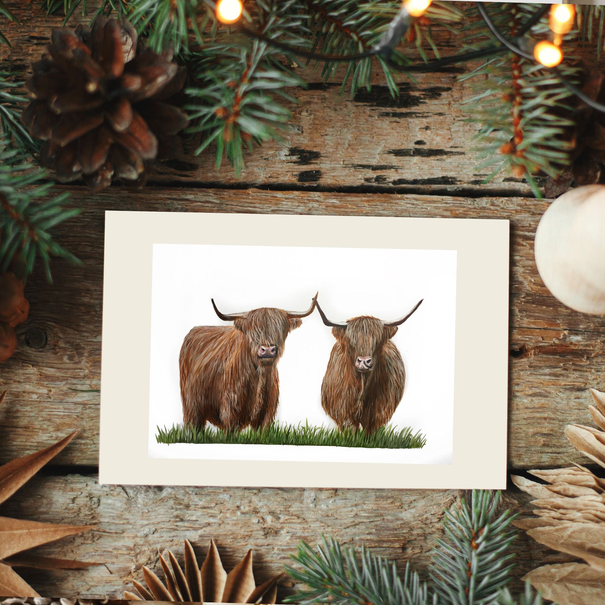 Highland cow Print