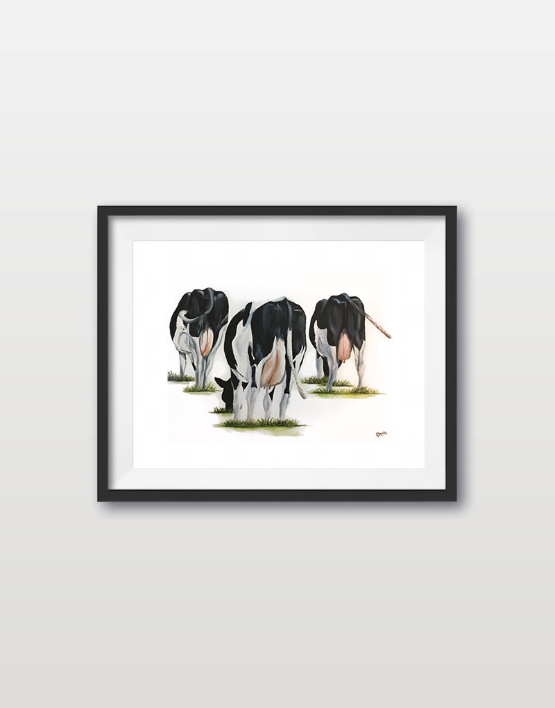 Contrary Cows Original Painting