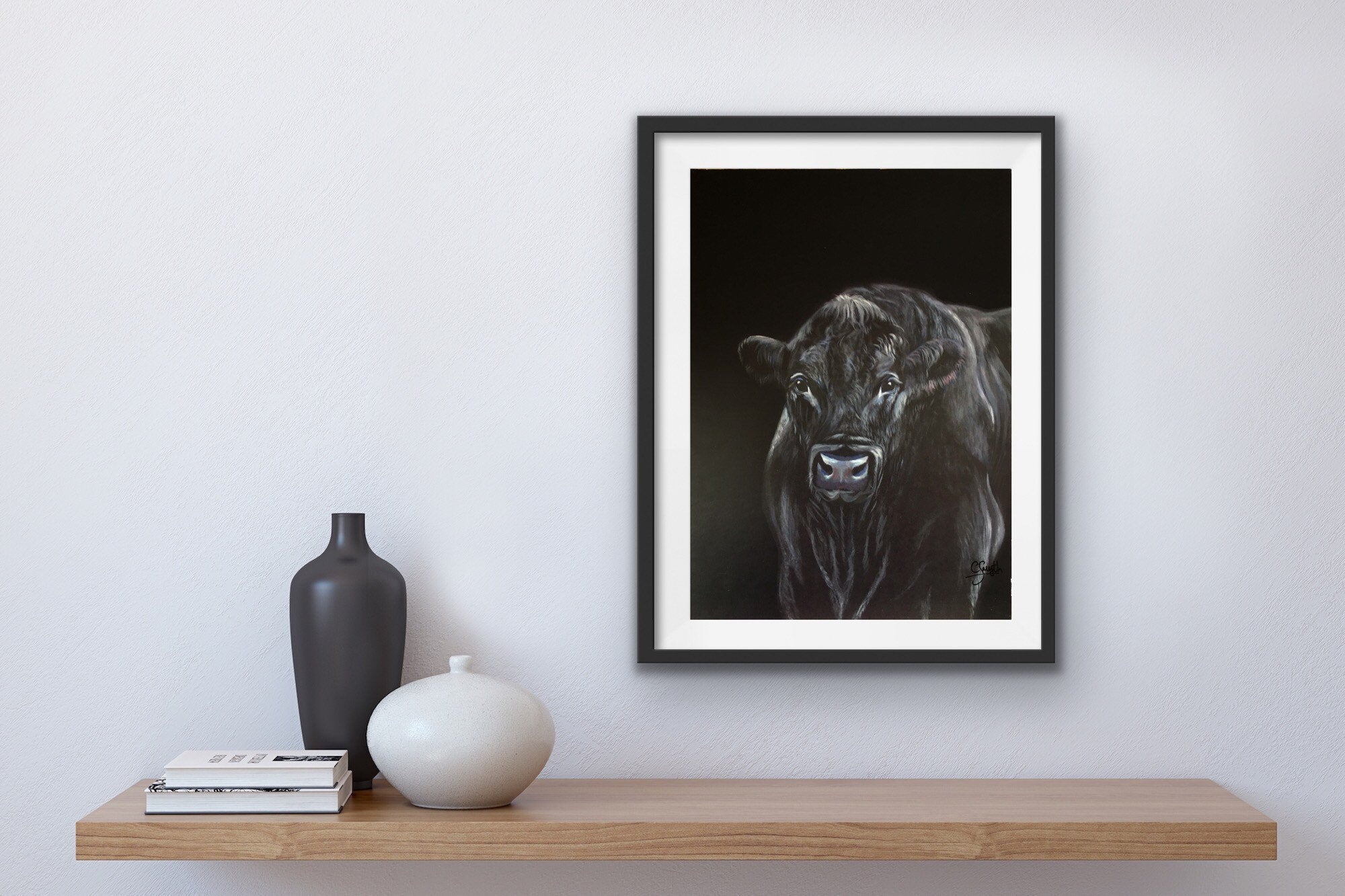 Aberdeen Angus Bull Print