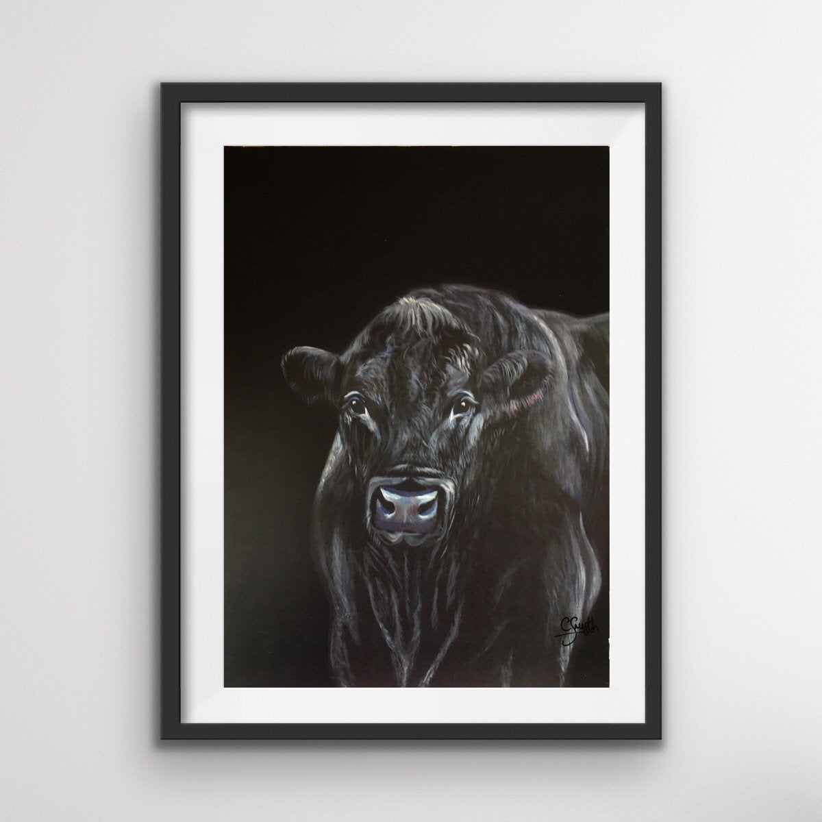 Aberdeen Angus Bull Print