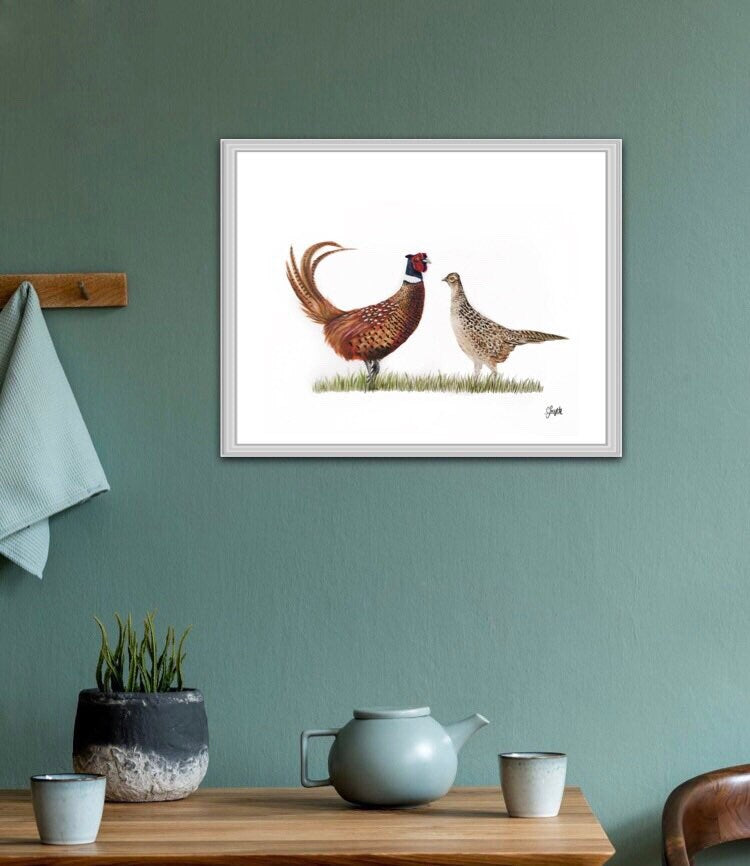 'Jolly Brace' Pheasant Print