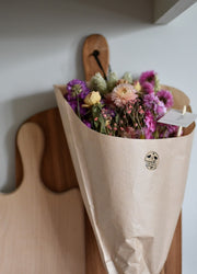 Dried Wildflowers- Pink and Purple Mix