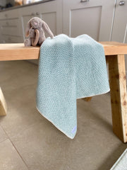 Pure Wool Baby Blanket- Ocean