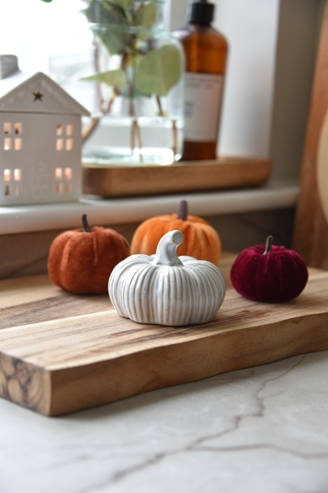 Ceramic Pumpkin Ornament