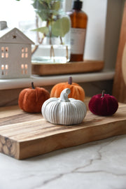 Ceramic Pumpkin Ornament