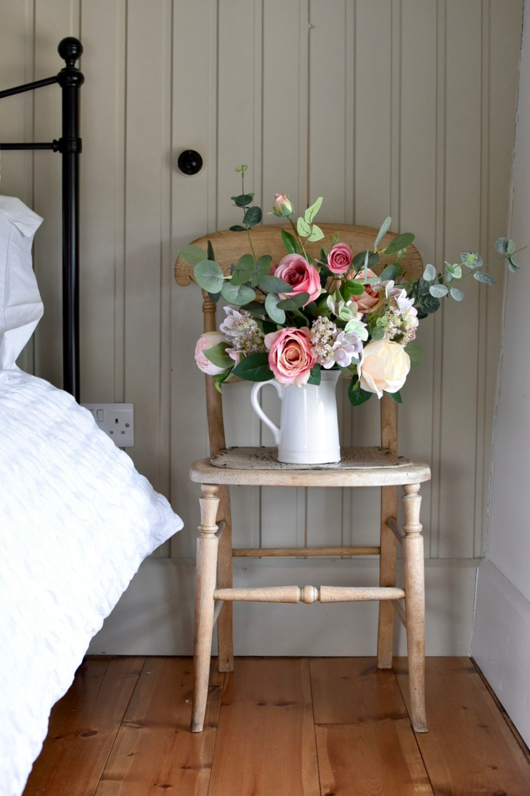 Pink Garden Roses Floral Arrangement