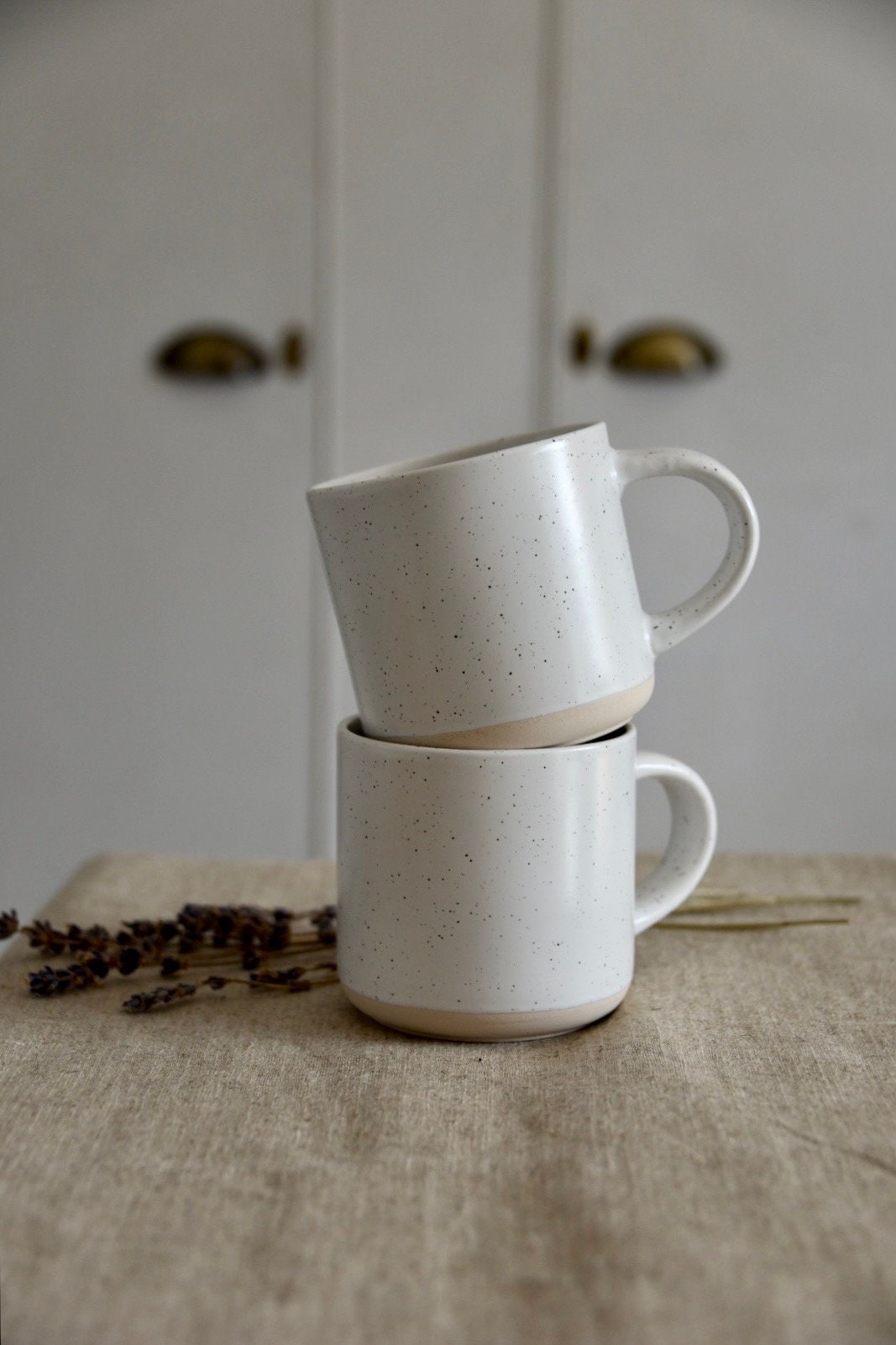 Milk White Speckle Mug