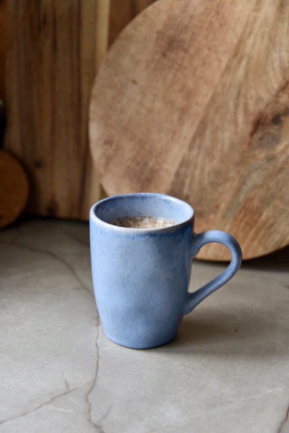 Pale Blue Rustic Glaze Mug