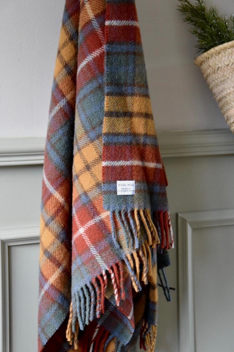 Antique Buchanan Tartan Throw