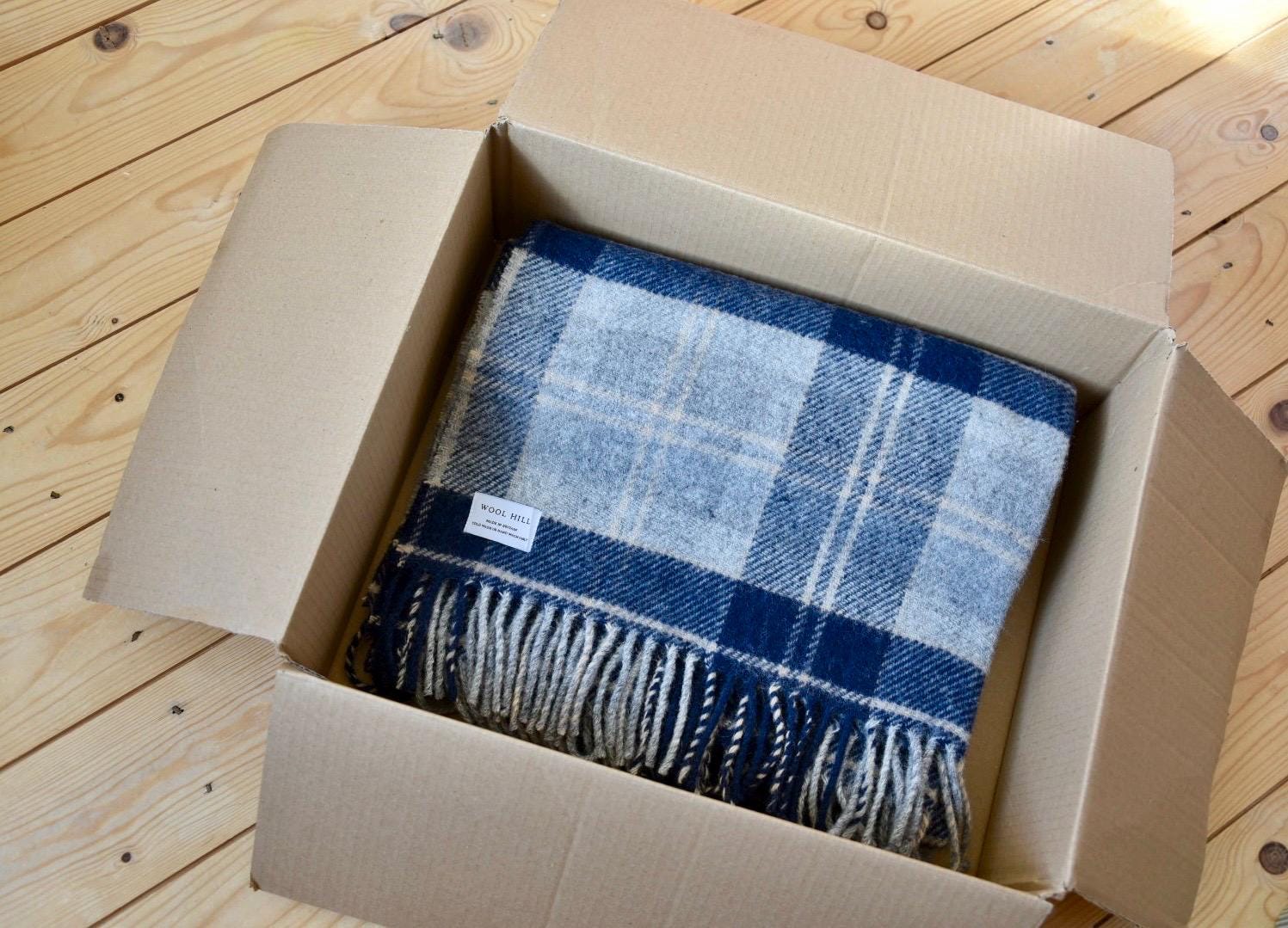 Mist and Tartan Blanket Gift Box