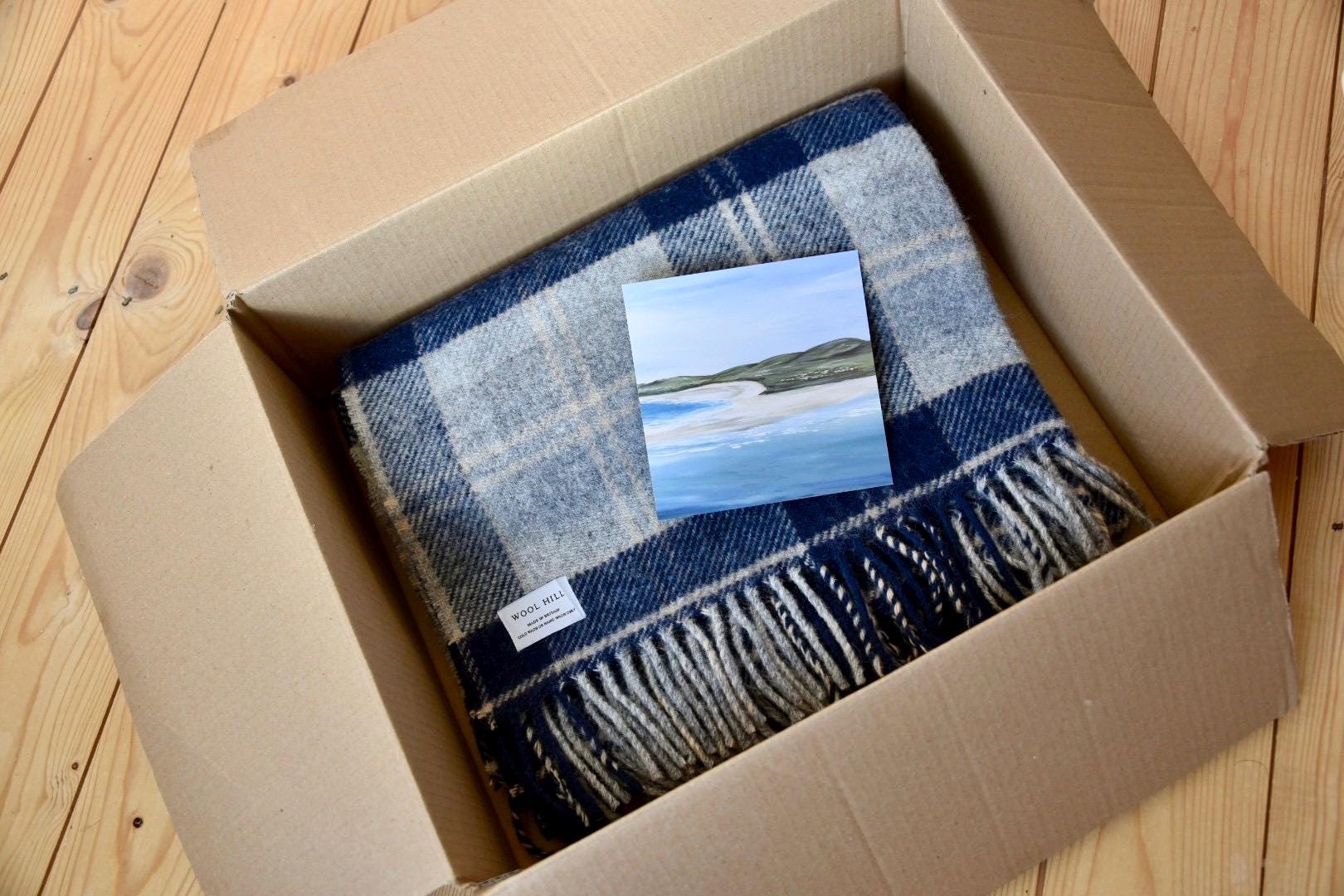 Mist and Tartan Blanket Gift Box