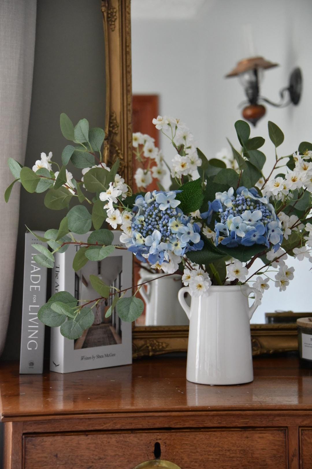 Blue Budding Hydrangea Bouquet