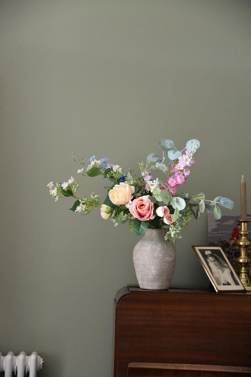 Pastel Roses Floral Arrangement