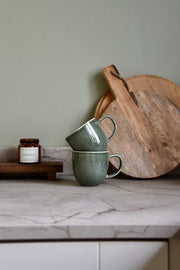 Olive Green Ceramic Mug Gift Set