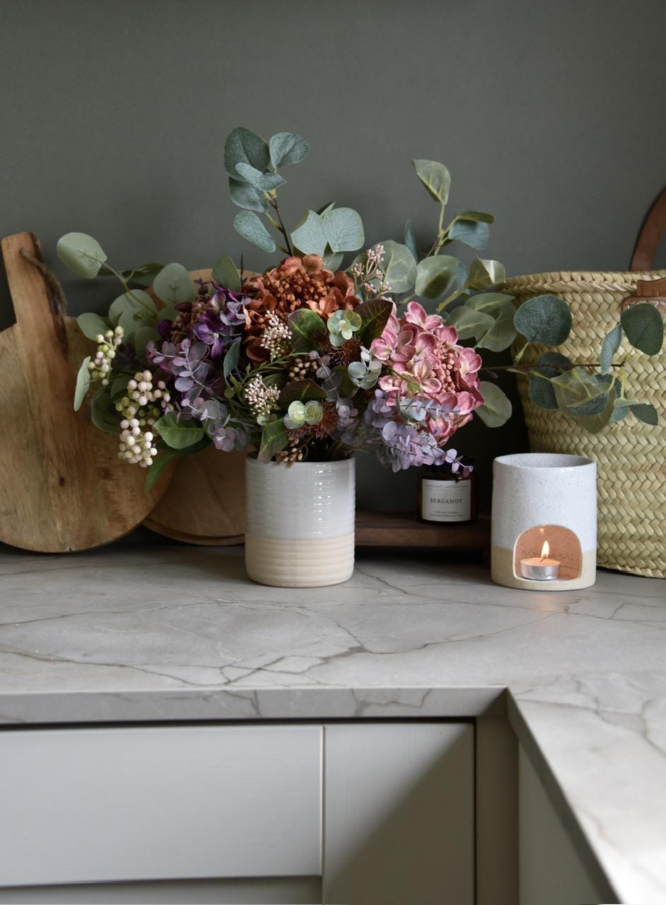 Faux Harvest Bloom Bouquet