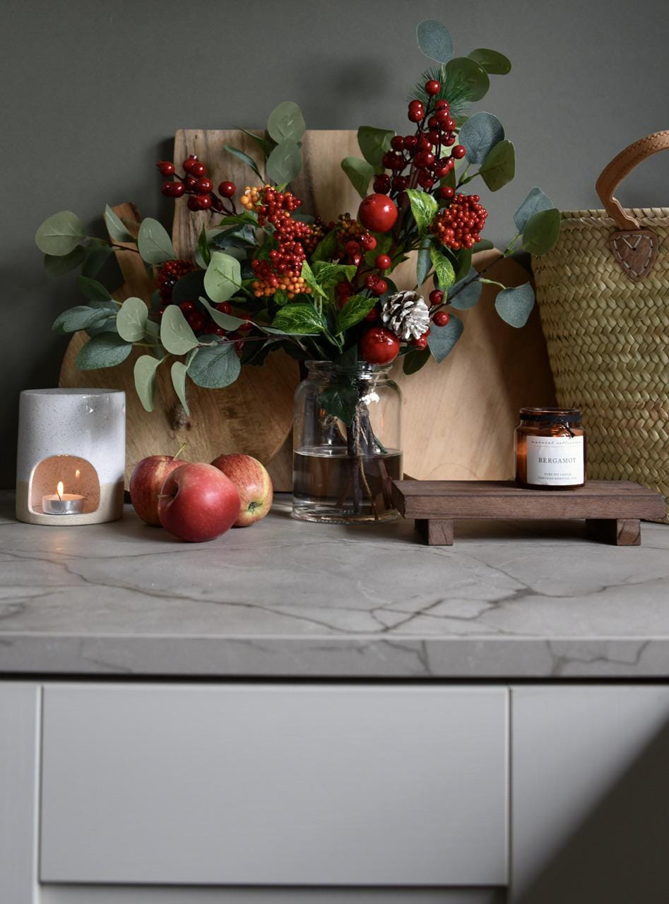 Red and Orange Festive Berry Arrangement