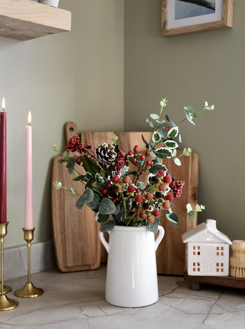Hedgerow Berry & Eucalyptus Arrangement