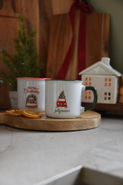 Christmas Embossed Tankard Mug Gift Set